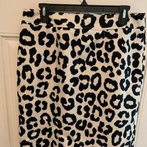 Ann Taylor Loft Cotton/Silk Pencil Skirt Size 12